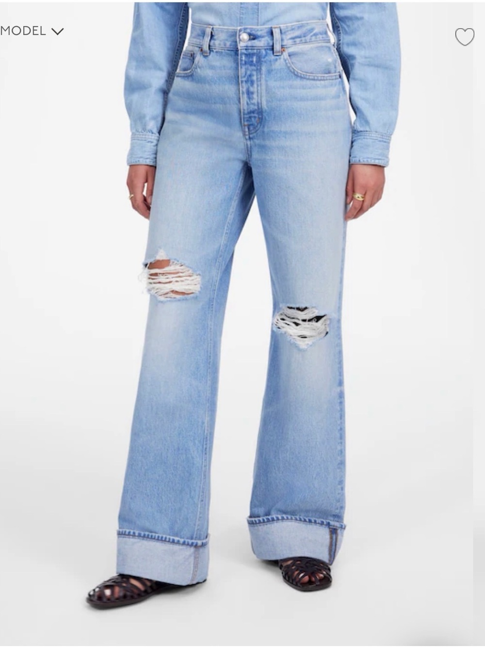 Madewell Low-Slung Baggy Jeans, Size 29